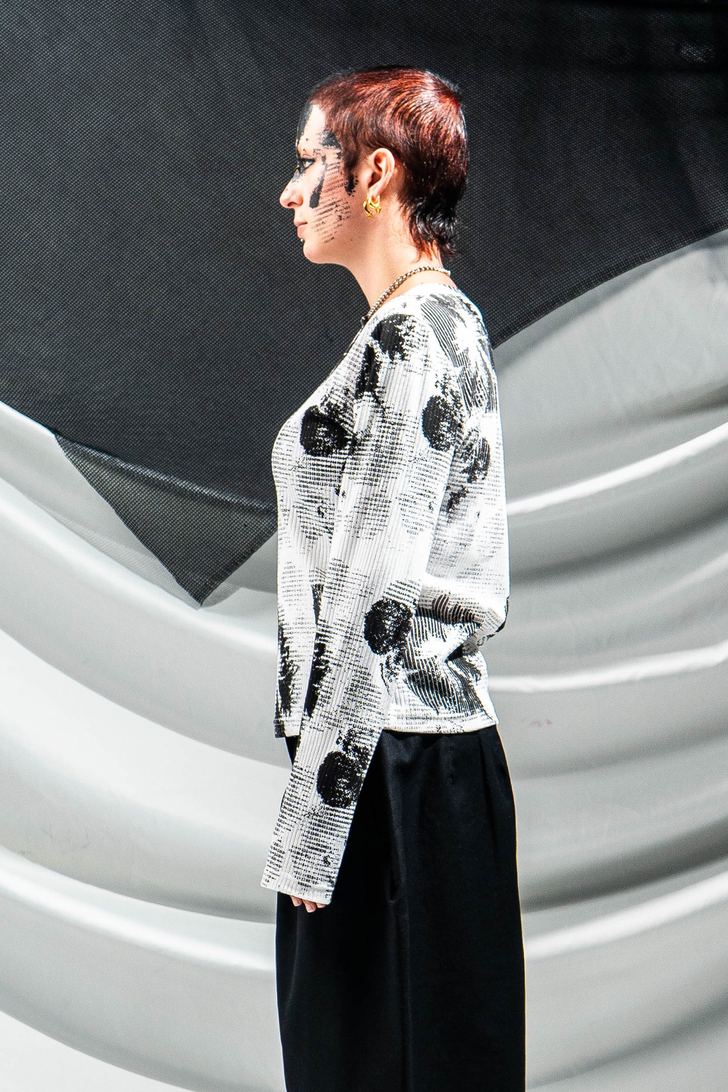 Floral Rib Long Sleeve