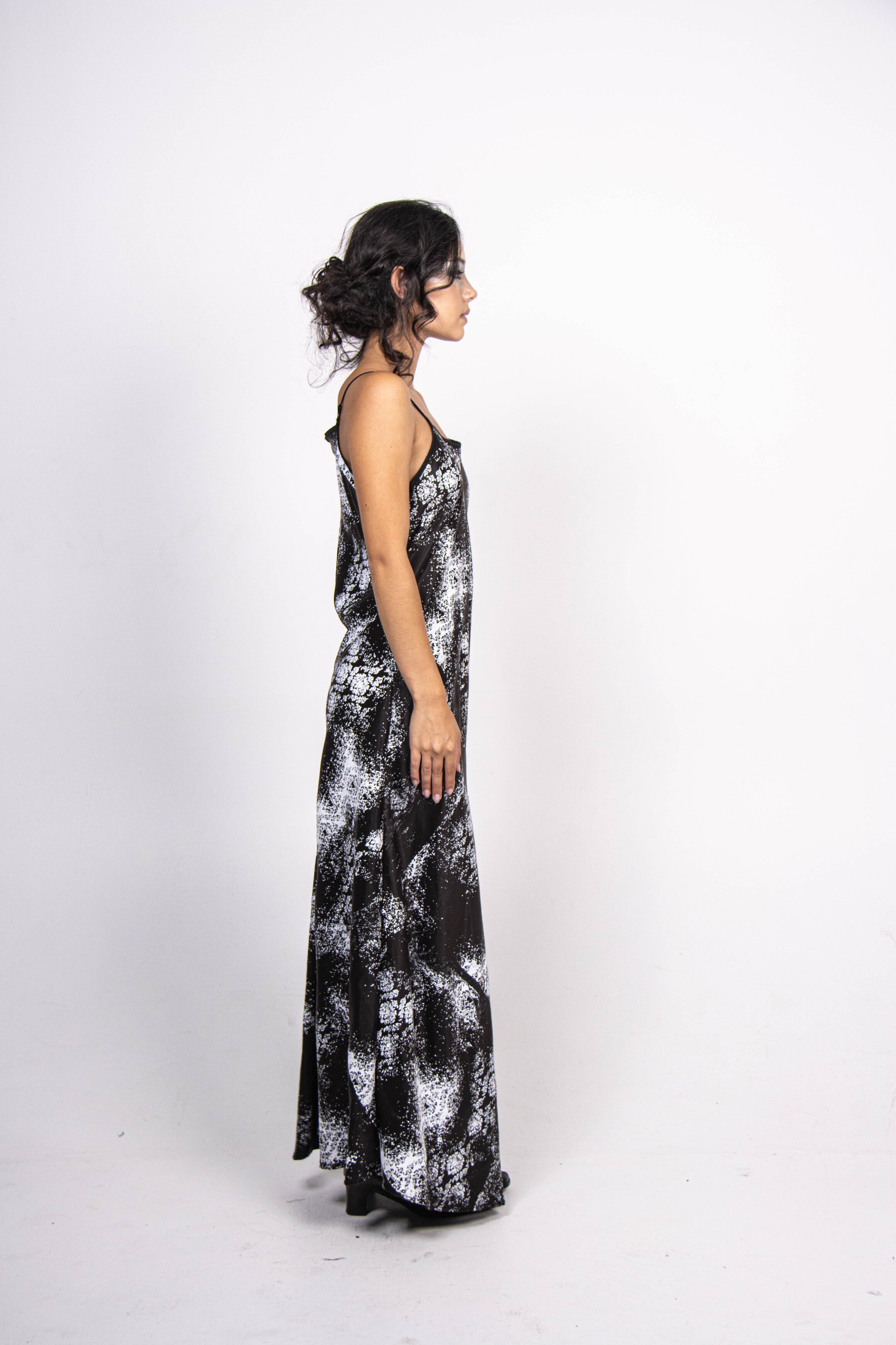 Damask Slip Dress
