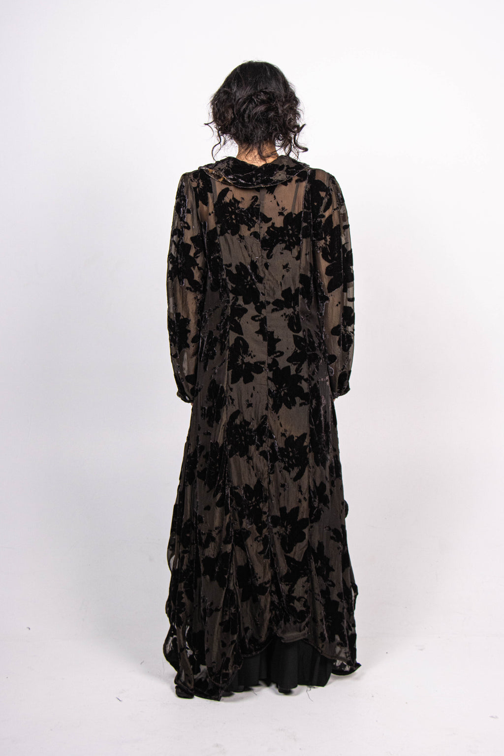 Silk Devore Dress