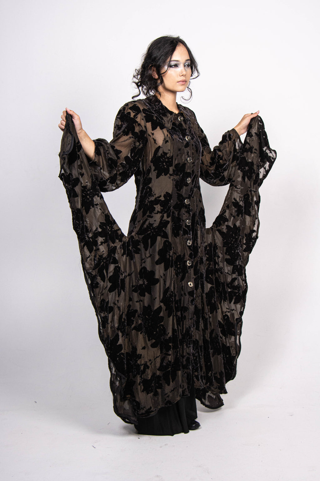 Silk Devore Dress