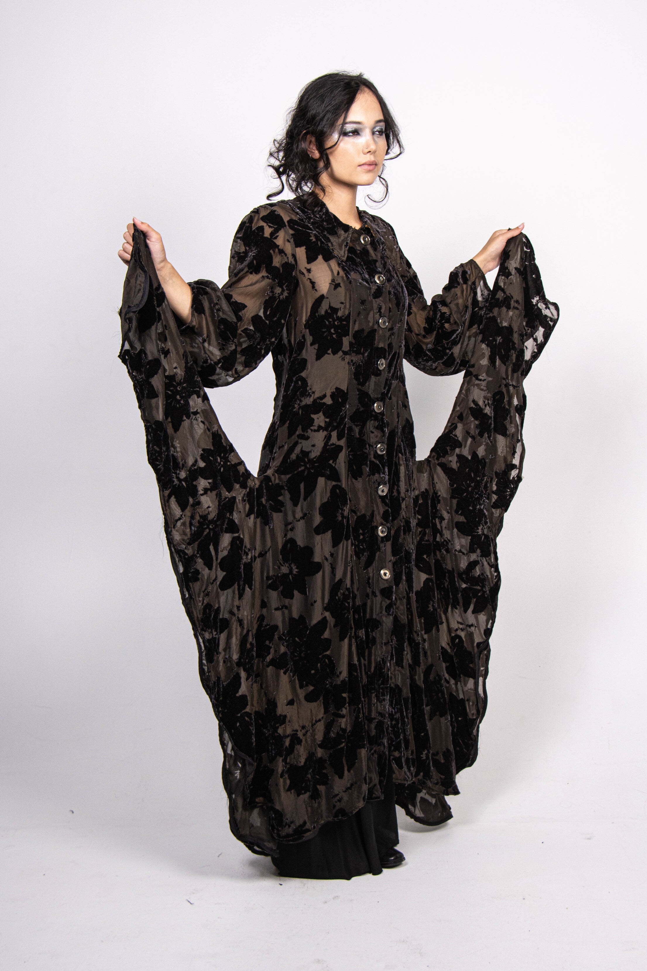 Silk Devore Dress