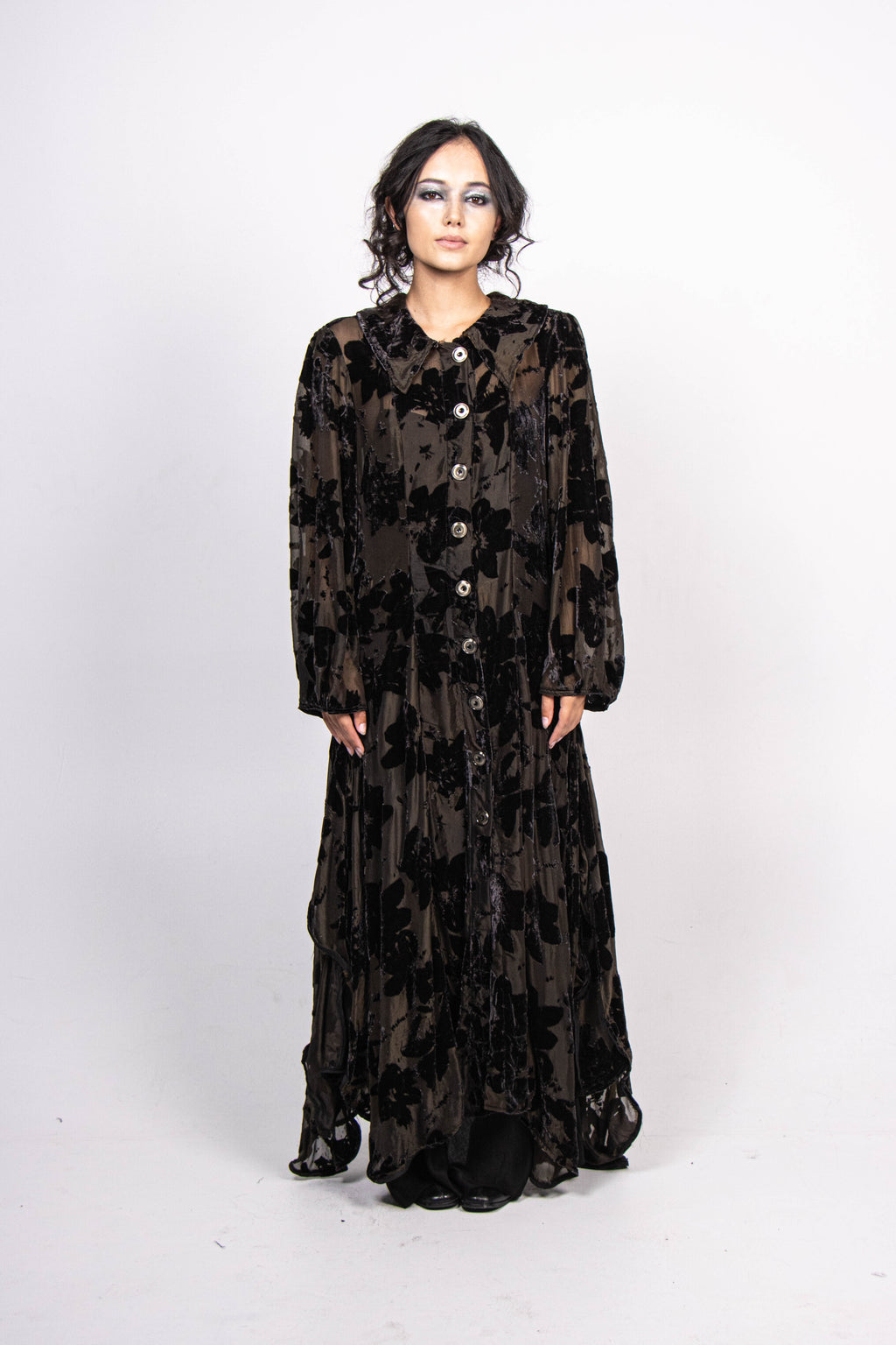 Silk Devore Dress